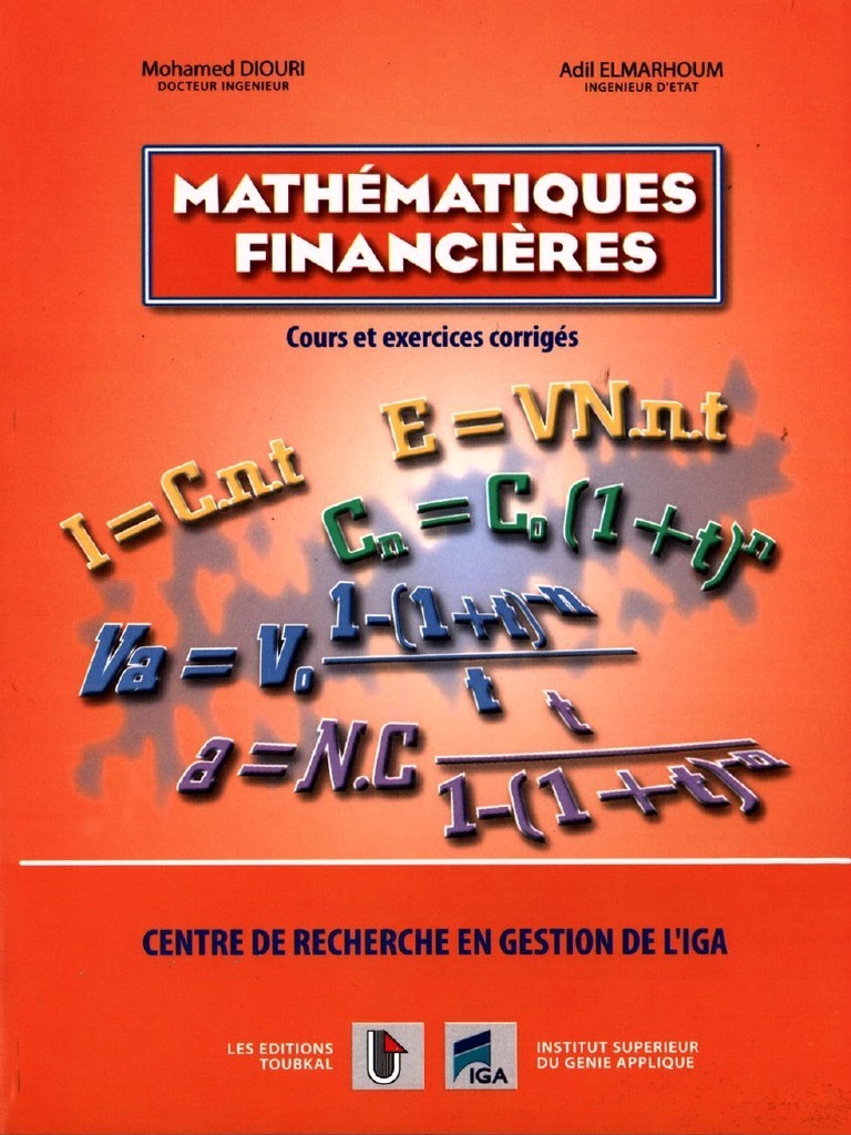 Mathématiques Financières Cours Et Exercices Corrigés Pdf Mathématiques Financières - Cours Et Exerces Corrigés | PDF | Compte  courant | Prêts