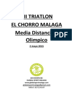 Informacion Final Vii Triatlon Medio Ironman y Olimpico El Chorro Malaga