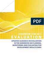 Evaluation Addendum June 2011