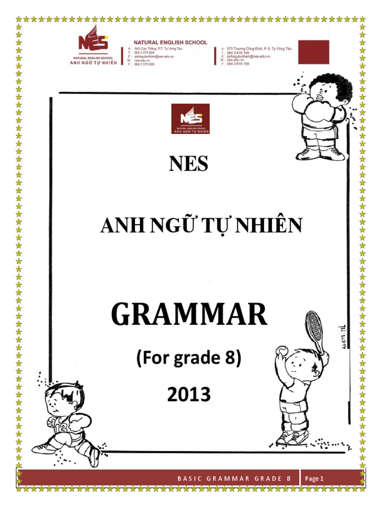 Grammar Book (Grade 8) PDF Adverb Adjective