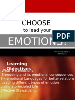 Choose To Lead Your Emotions