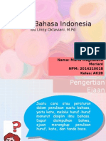 Ejaan Bahasa Indonesia