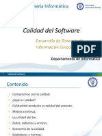 Calidad del Software en Ingeniería Informática