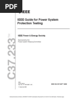 IEEE Guide for Power System Protection Testing