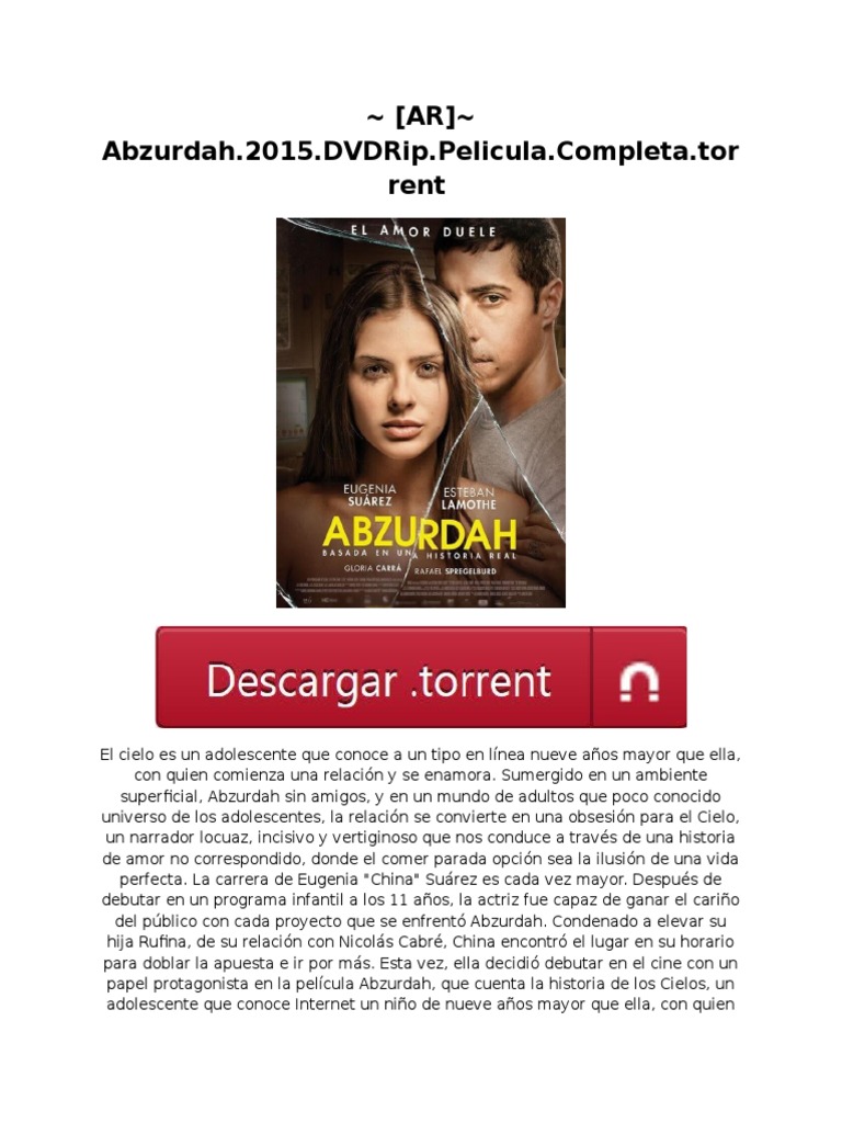 (AR) Abzurdah.2015.DVDRip Torrent PDF