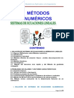 Apuntes Metodos Numericos Sistema de Ecuaciones Lineales