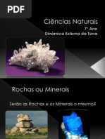 (14) - 2008-2009 - Ciências Naturais - 7º Ano - Dinâmica Externa da Terra - Minerais e Rochas