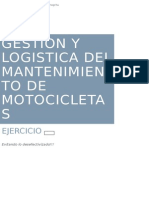 Gestion y Logistica Del Mantenimiento de Motocicletas