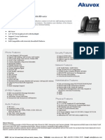 Akuvox Product Datasheet - SP-R50P