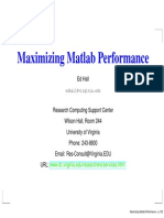 Tips para Mejorar Desempeño MATLAB