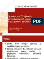 Symulacja CFD Zjawisk W Pompie Zebatej