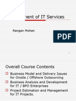 Management of IT Services: Rangan Mohan