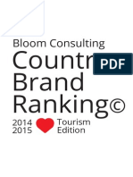 Bloom Consulting Country Brand Ranking Tourism 2014-2015