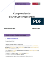 Comprendiendo Arte Contemporaneo I