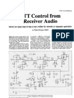 PTT Control From Receiver Audio