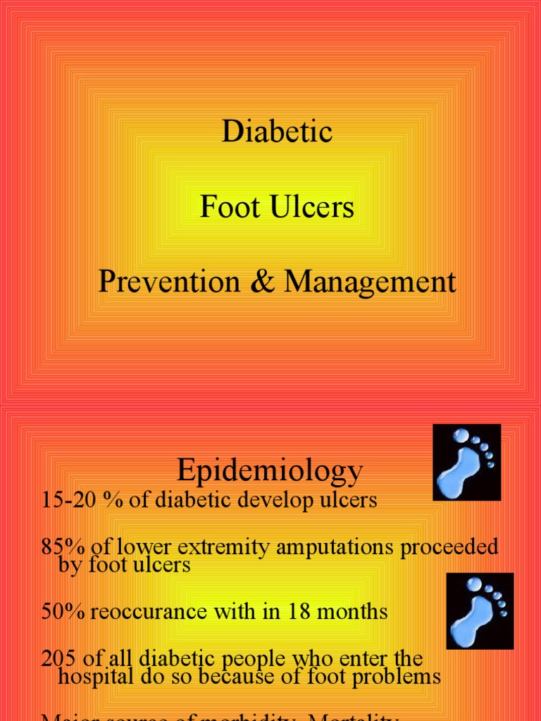 Diabetic Foot Ulcers Prevention & Management | PDF | Peripheral ...