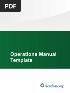 Operations Manual TOC