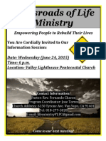 microsoft word - crossroads of life ministry launch 