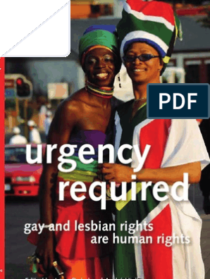 Lesbian School Porn Captions - Urgency Required: Gay and Lesbian Rights Are Human Rights | PDF | Lgbt |  LGBTQIA+ Studies