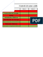 Controle de Notas e Faltas