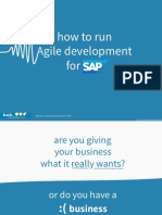 How To Run Agile Development For SAP Ebook