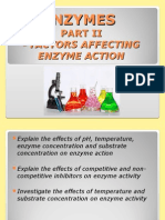 Enzymes II CAPE Biology Unit 1