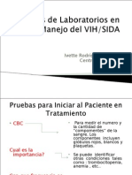 Pruebas de Laboratorios en El Manejo Del VIH