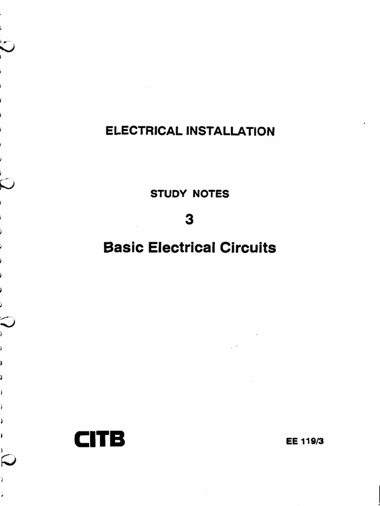 Basic Electrical Circuits | PDF | Electrical Engineering | Electricity