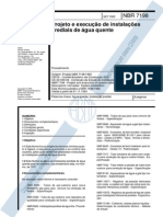 NBR 7198 - Projeto e Execução de Inst. Prediais de Água Quente