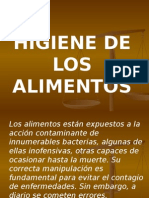 Higiene de Los Alimentos