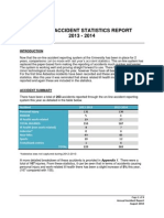 Annual Accident Statistics for UWE 2013-2014