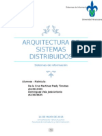 Arquitectura de Sistemas Distribuidos