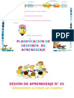 Sesion de Inicial de Las Plantas