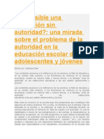 Es Posible Una Educación Sin Autoridad