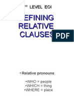 2n GR - Relative Clauses