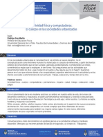 Actividad Fisica y Computadoras El Cuerpo en Las Sociedades Urbanizadas Rodrigo San Martin 5b17