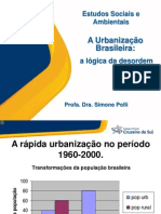 A Urbanização No Brasil