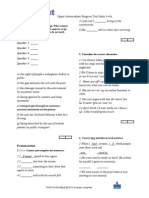 Progress Test Units 3 and 4