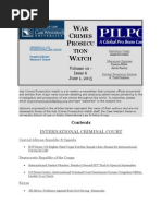 War Crimes Prosecution Watch Volume 10 - Issue 6 June 1, 2015