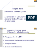 Reforma Integraldela Educacion Media Superior RIEMS
