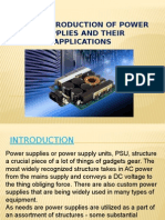 Brief Introduction of Power Supplies and Their Applications