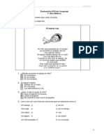 Evaluación N°6 Lenguaje para 1° Año Básico (F)