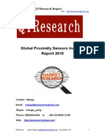 Global Proximity Sensors Industry Report 2015