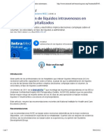 Administración de Líquidos Intravenosos en Pacientes Hospitalizados