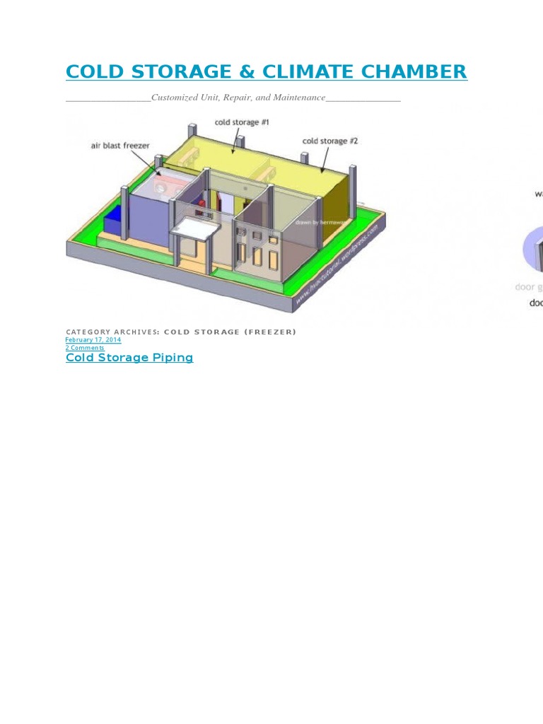 Rangkaian Kelistrikan Cold Storage | PDF