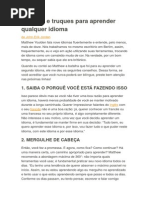 10 Dicas e Truques Para Aprender Qualquer Idioma