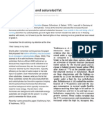 Thyroid Function and Saturated Fat