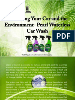 Protecting Your Car and the Environment- Pearl Waterless Car Wash