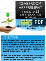 Assessment K to 12 2015