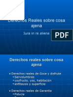 Derechos Reales Sobre Cosa Ajena